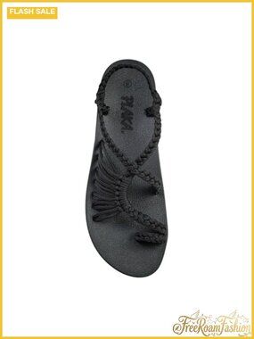 Women's Arch Support Walking Sandals Adjustable Strappy Nylon Rubber Sole
